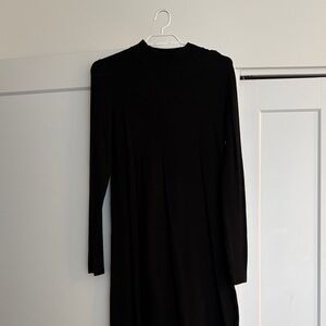 Vero Moda Black Long Sleeve Midi Dress